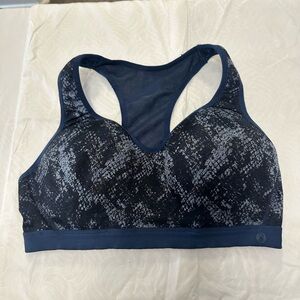 Layer 8 Blue Racerback Sports Bra